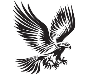  Flying eagle vector illustration