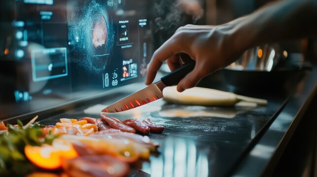 Masterful Culinary Craftsmanship in a Modern Kitchen