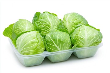 Fototapeta premium Cabbage on white background