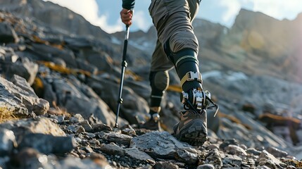 Prosthetic Leg with Adaptive Terrain Response Aids Hiker s Journey Through Rugged Landscapes