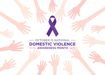 Domestic Violence Awareness Month is observed every October to raise awareness about domestic violence, provide support to survivors