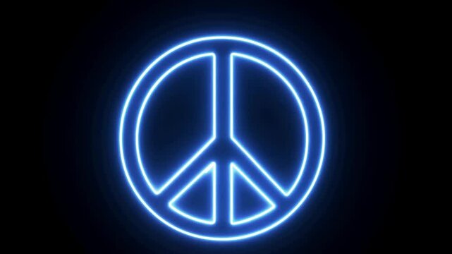 illustration of a symbol of peace. generative ai 