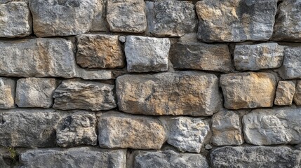 Full vintage stone wall texture suitable for a graphic resource.