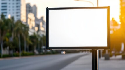 Fototapeta premium Digital marketing campaign for loans displayed on virtual billboards, fintech advertising, financial services