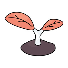 Creative design icon of leaf