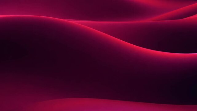 red background with velvet cloth waves. generative ai 