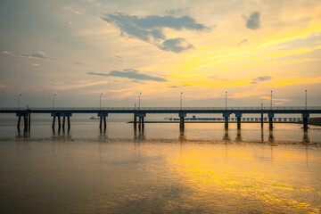 Hengsha Island, Chongming District, Shanghai - Sunset at sea