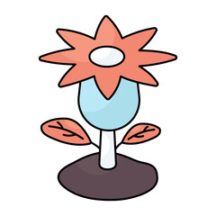 Vector design of growing plant