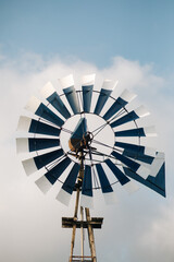 Large wind vane in a salt flat in the lake regions - RJ