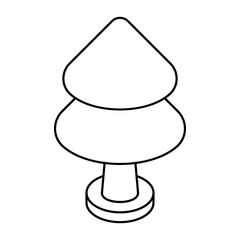 A perfect design icon of tree