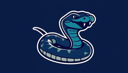 Fototapeta premium snake vector illustration. snake in the form of a snake. snake in the shape of a snake