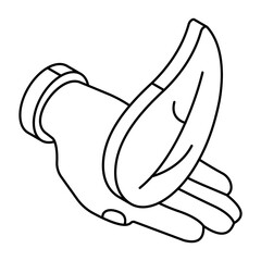 Creative design icon of leaf