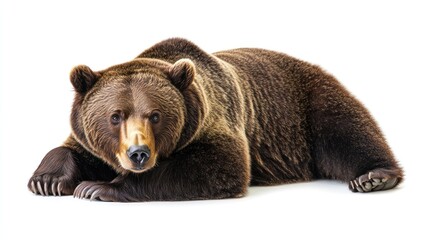 Obraz premium A Brown Bear Lying Down
