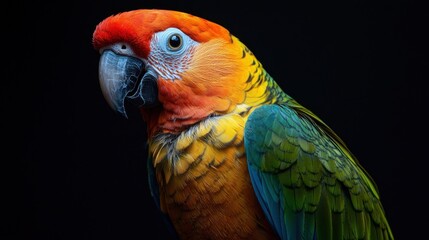 Golden-capped Parakeet Portrait