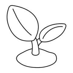 A perfect design icon of tree