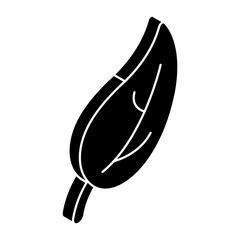 Creative design icon of leaf