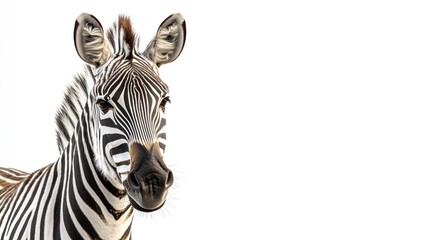 Fototapeta premium Close-up Portrait of a Zebra