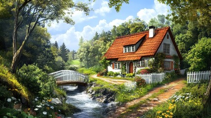 Charming Cottage by the Creek