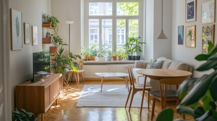 Modern Living Room with Natural Light