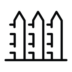 Noice Fence Agriculture Icon Design