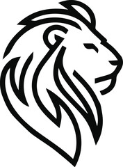Tribal lion tattoo vector image