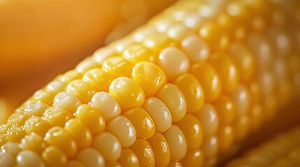 Close-up of a Fresh Corncob