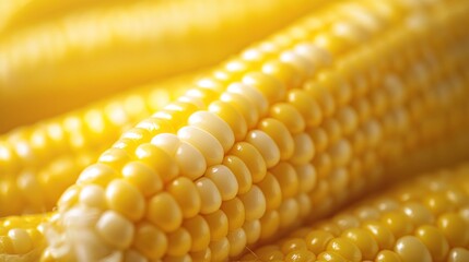 Close Up of Corn on the Cob