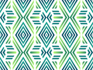 abstract Colorful seamless pattern for textile, ceramic tiles and design. diagonal square, rectangle and hexagon shape elements.