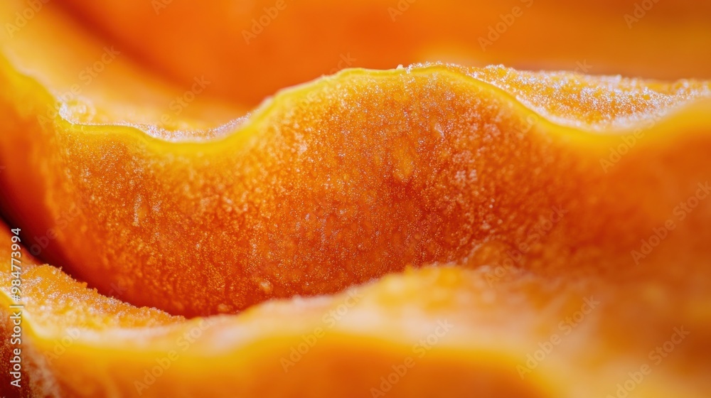 Canvas Prints Closeup of a Pumpkin's Orange Skin