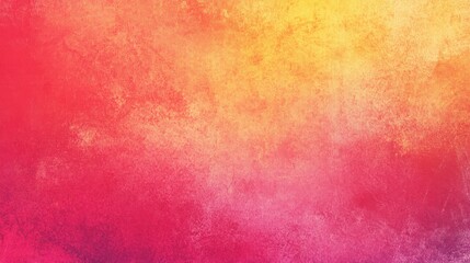 A vibrant gradient of pink and yellow hues creating an energetic and warm atmosphere.