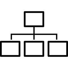 Single isolated icon with outline style icon on white background