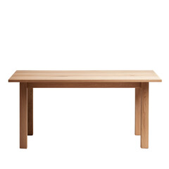 wood table isolated on transparent background Generative Ai.

