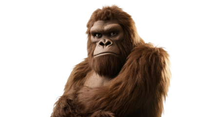 portrait of a young gorilla