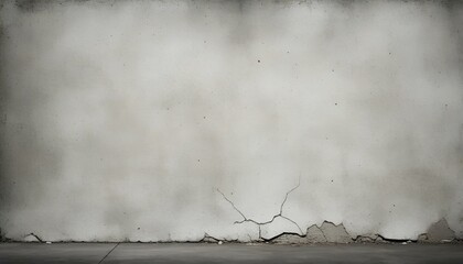 Cracked concrete wall texture with a distressed look perfect for backgrounds and copy space
