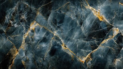 Beautiful dark blue and gold marble surface with intricate veining patterns.
