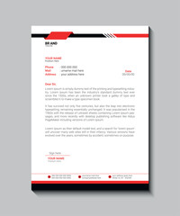 Creative letterhead template design for your business