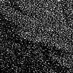 Snow, stars, fairy twinkling lights, rain drops on black background. Abstract vector noise. Small particles of debris and dust. Distressed uneven grunge texture overlay.
