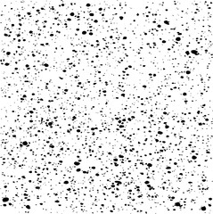 Snow, stars, fairy twinkling lights, rain drops on black background. Abstract vector noise. Small particles of debris and dust. Distressed uneven grunge texture overlay.
