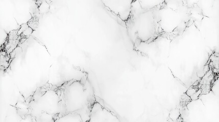 Elegant white marble texture with intricate black veining, perfect for backgrounds and design.