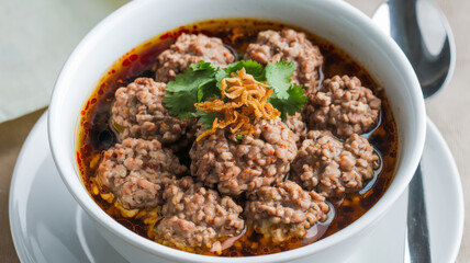 A Bowl Of Bakso Soup