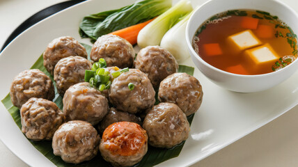 A Bowl Of Bakso Soup