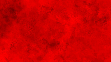 Abstract Detailed red grunge hand painted watercolor texture background.