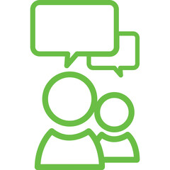 Single isolated icon with outline style icon on white background