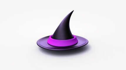 Fototapeta premium Purple and Black Witch Hat