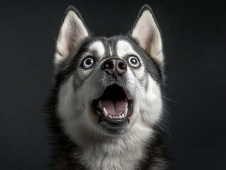 Obraz premium studio dog photo 