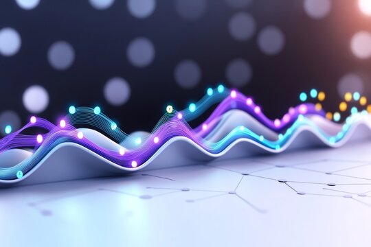 Bounce rate tracking for web performance, visualized with simple geometric lines showing visitors leaving the website