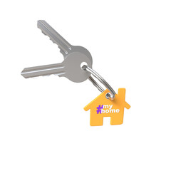 keys with house