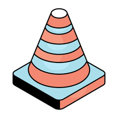 Trendy vector design of r cone
