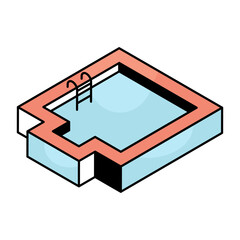Premium download icon of swimming pool