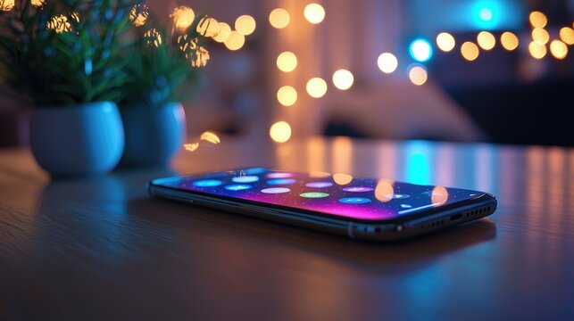 AI digital assistant organizing calendar events and responding to voice commands on smartphone screen